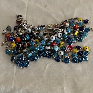 Sterling silver “eye” bracelets